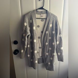 Sincerely jules polka dot cardigan